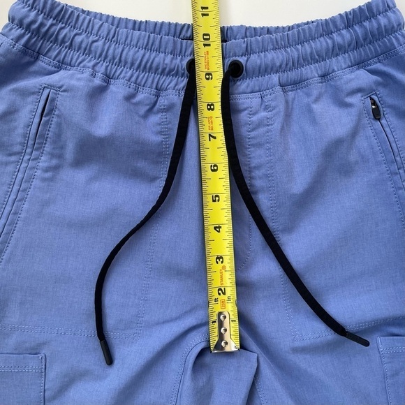 JAANUU Men's Light Blue STRAIGHT LEG UTILITY CARGO SCRUB PANT Size XS NWOT - Picture 8 of 9